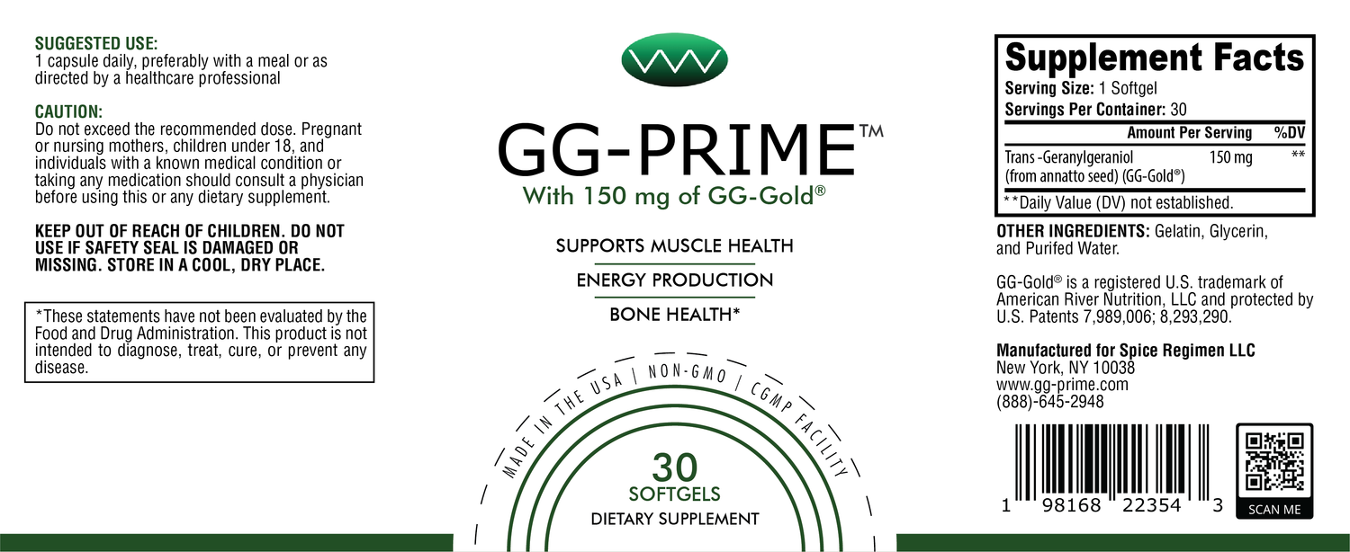 GG-PRIME™ 30 Softgels | 30 Day Supply